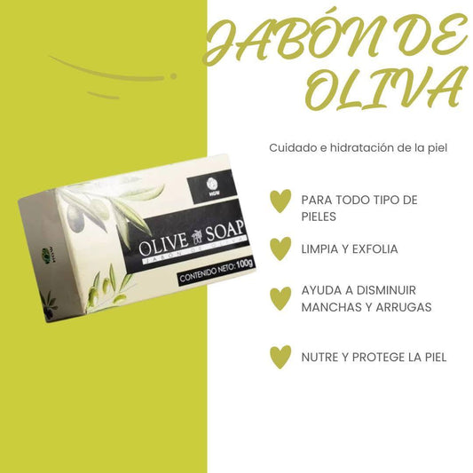 Jabón hidratante de oliva